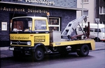 Mercedes 608 Abschleppwagen in Düsseldorf Anfang der Achtziger