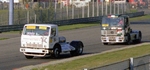 KAMAZ 4911 - Sport-Truck 84 und Mercedes - Renn-Truck 3 im Jahre 1991 auf dem Nürburgring