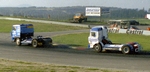IVECO - Renn-Truck 32 und Renn-Truck 96 unbekannter Marke im Jahre 1991 auf dem Nürburgring