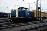 211 001 am 30.10.83 im Bw Osnabr&uuml;ck Hbf