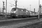 218 001 am 08.03.92 im Bw Regensburg